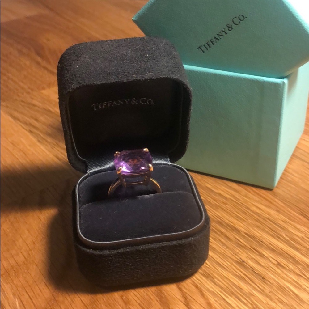 Tiffany & Co. Amethyst Sparkler Ring